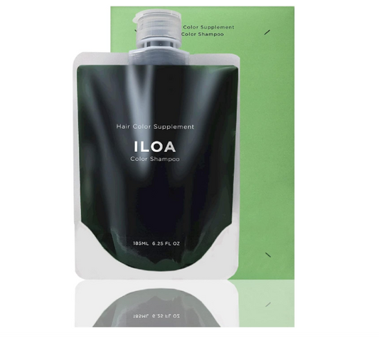 ILOA Hair Color Supplement イロア カラーシャンプー マット 緑 美容室専売品 褪色防止 185ml