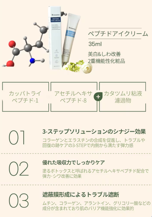 Dr.hometox  アクティブペプチドアイクリーム 35g