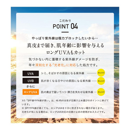 日焼け止め クリーム UVカット石鹸OFF 下地 紫外線対策 無添加 敏感肌 ベイビーピュア 日本製 BABY PURE SPF50+ PA++++