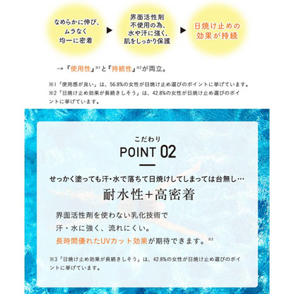 日焼け止め クリーム UVカット石鹸OFF 下地 紫外線対策 無添加 敏感肌 ベイビーピュア 日本製 BABY PURE SPF50+ PA++++