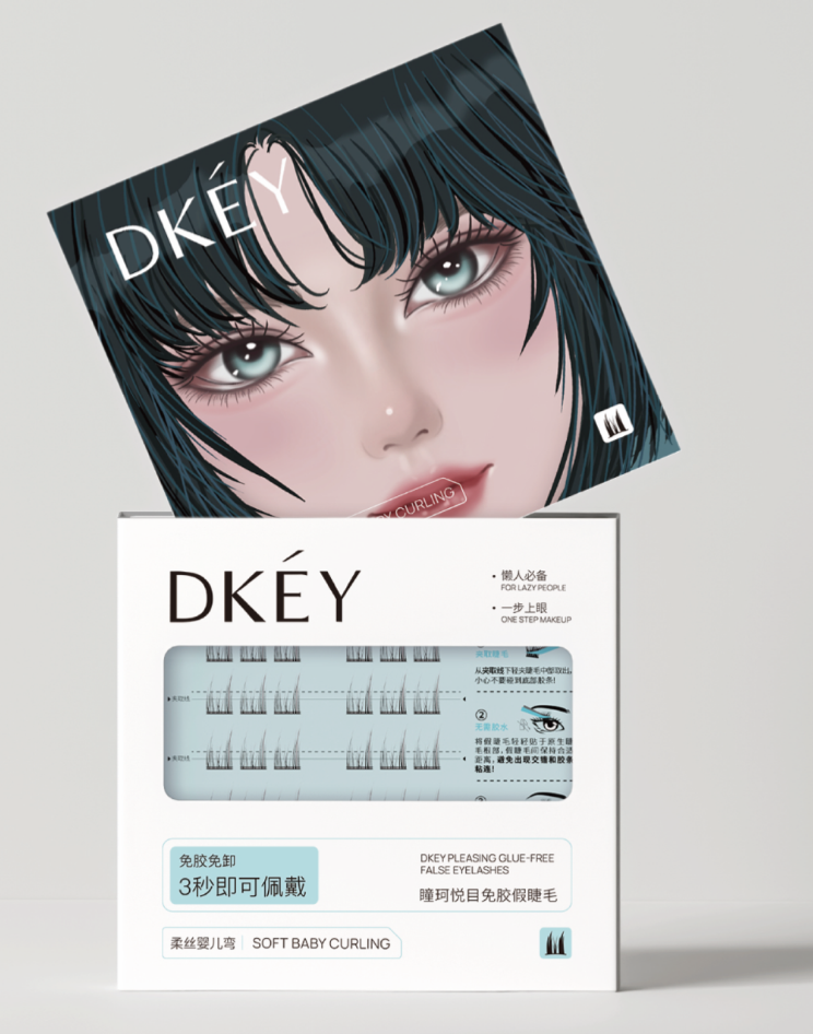 DKEY グルーフリーつけまつげ