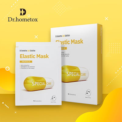 Dr.Hometox ラップソリューション プロポリス エラスティック マスク23g*10枚