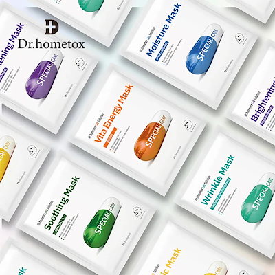 Dr.Hometox ラップソリューション モイスチャー ヒアルロニック マスク23g*10枚